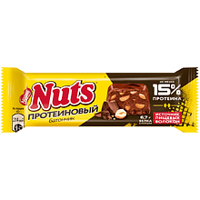 Шоколадный батончик "Nuts", протеиновый