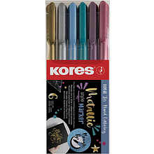 Маркер-кисть "Kores Metallic Style"