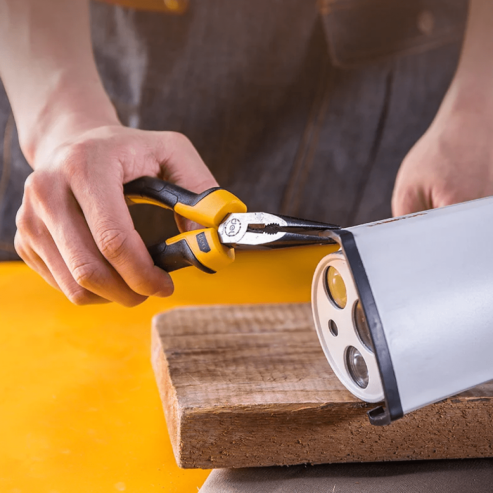 Длинногубцы Deli YS EDL2106Z, 160 мм, 2-х компонентные рукоятки - 3