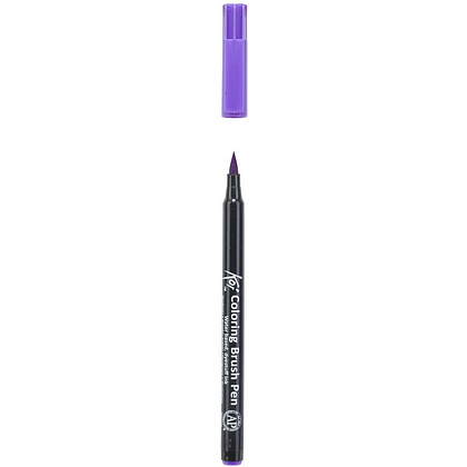Маркер акварельный "Koi Color Brush", светло-пурпурный - 3
