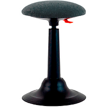 Стул для активного сиденья "Cloud", пластик, черный, серый