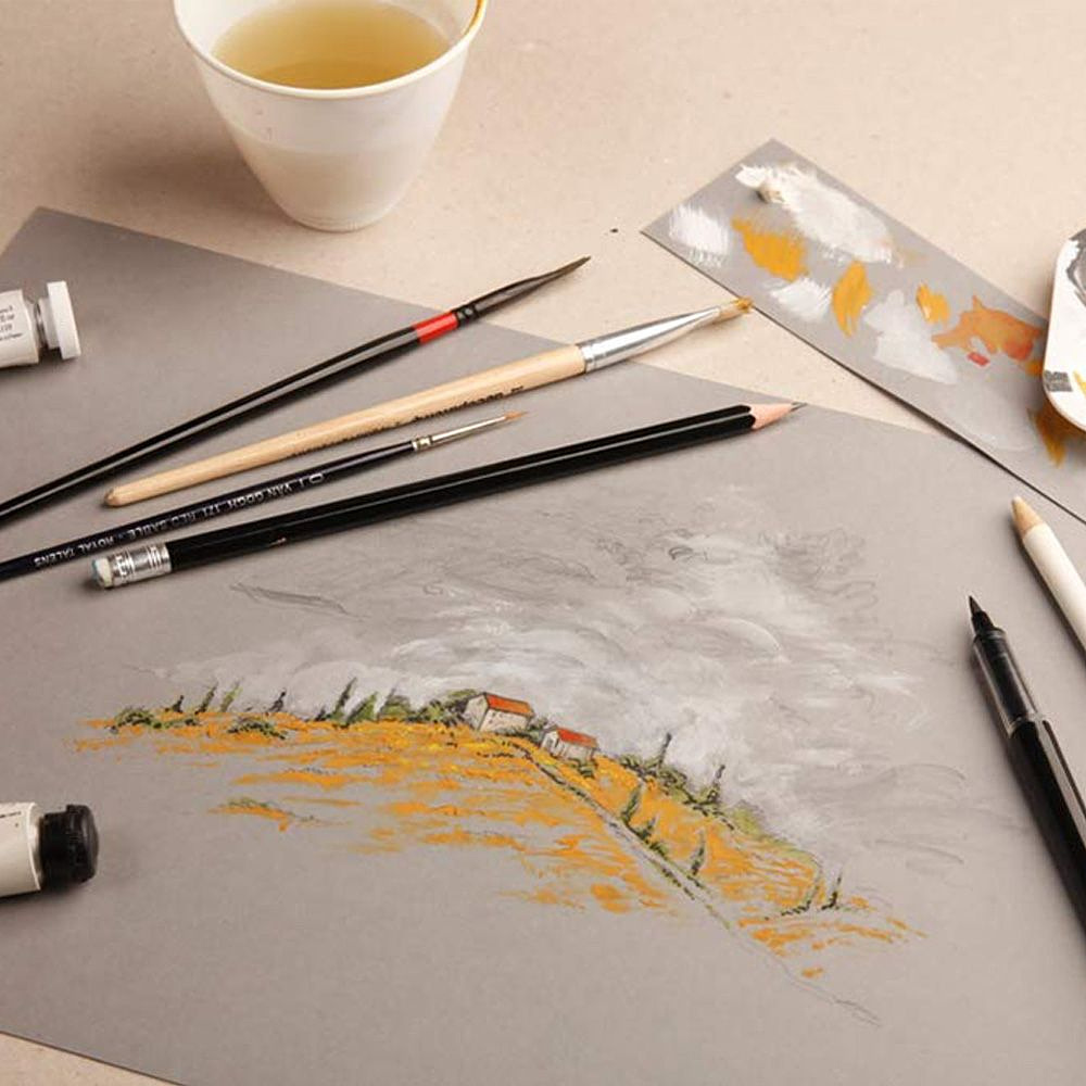 Блок-склейка "Paint'On" Gris, А4, 250 г/м2, 30 листов - 3