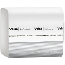 Салфетки бумажные Veiro "Professional Comfort" V-сложения, 220 шт, 21x16.2 см, белый