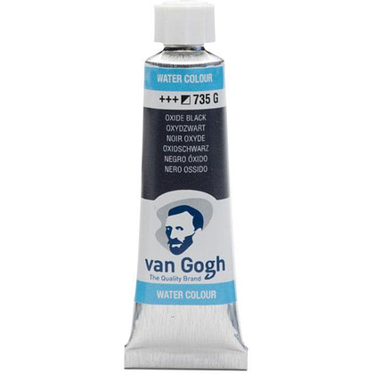 Краски акварельные "Van Gogh", 735 оксид черный, 10 мл