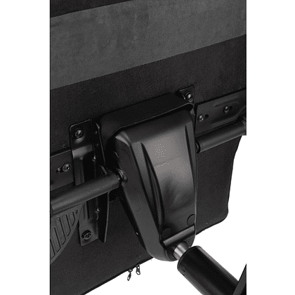 Кресло компьютерное Бюрократ A4Tech Bloody GC-680, искусственная замша, черный, серый, металл - 16