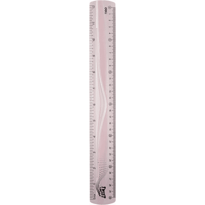 Линейка "Twist", 30 см, ассорти