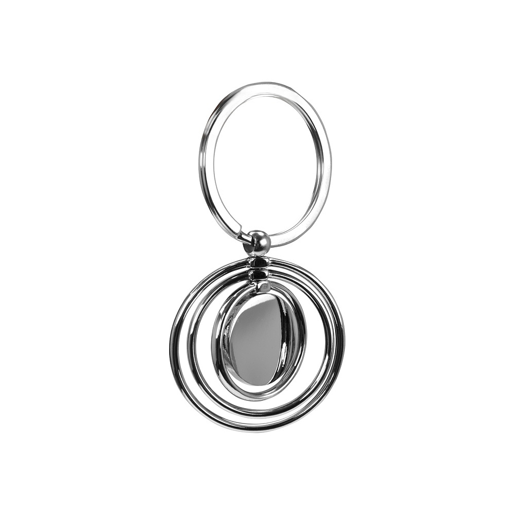 Брелок "Кольца", серебристый - 3