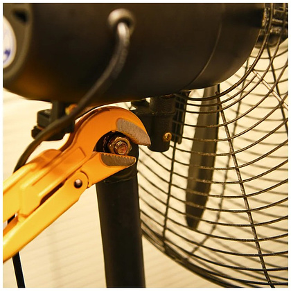 Ключ трубный Deli YS EDL105255 1.5", тип S, расрытие губок 55 мм, желтый - 7