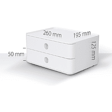 Блок из 2-х лотков закрытый "Allison", серый