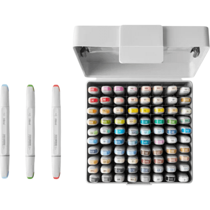 Набор маркеров художественных "Himi", 80 штук - 14