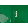Папка В-611 "Стандарт" с зажимом и карманом, пластик , зеленый - 2