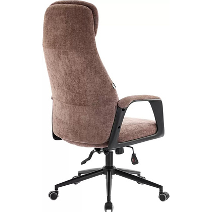 Кресло компьютерное EVERPROF Otto, Black ткань, коричневый, металл, корпус черный - 4