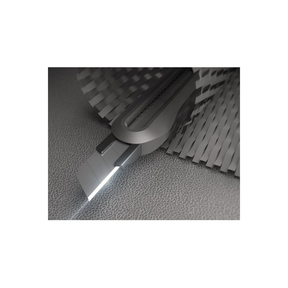 Нож строительный Deli HS HT4009C, 9 мм, Soft Touch, оранжевый - 3