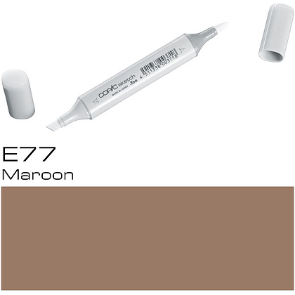 Маркер перманентный "Copic Sketch", E-77 каштановый