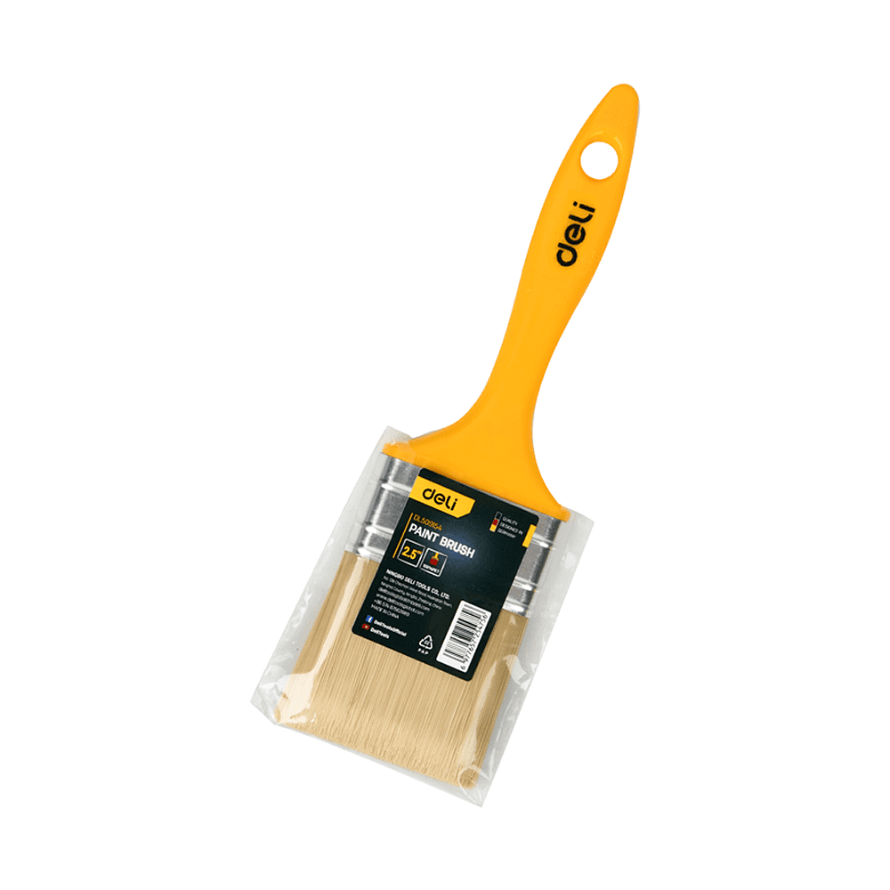 Кисть малярная Deli YS EDL509154, плоская, 2.5"-63 мм, смешанная щетина