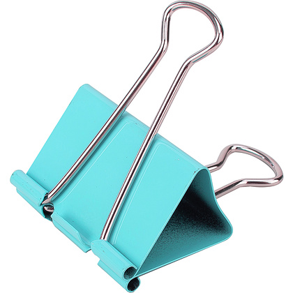 Зажим для бумаг "Deli", 19 мм, 40 штук, ассорти - 3