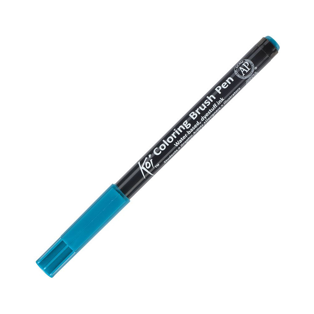 Маркер акварельный "Koi Color Brush", темно-зеленый