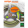 Шланг поливочный Amigo Grande 77169, 3/4", 25 м, 3-х слойный, серый - 5