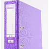 Папка-регистратор "Deli", А4, 75 мм, фиолетовый - 2