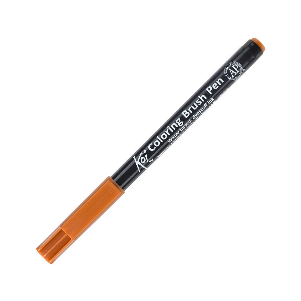 Маркер акварельный "Koi Color Brush", светло-коричневый