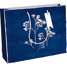 Пакет бумажный подарочный "Excellia. Cyanotype"