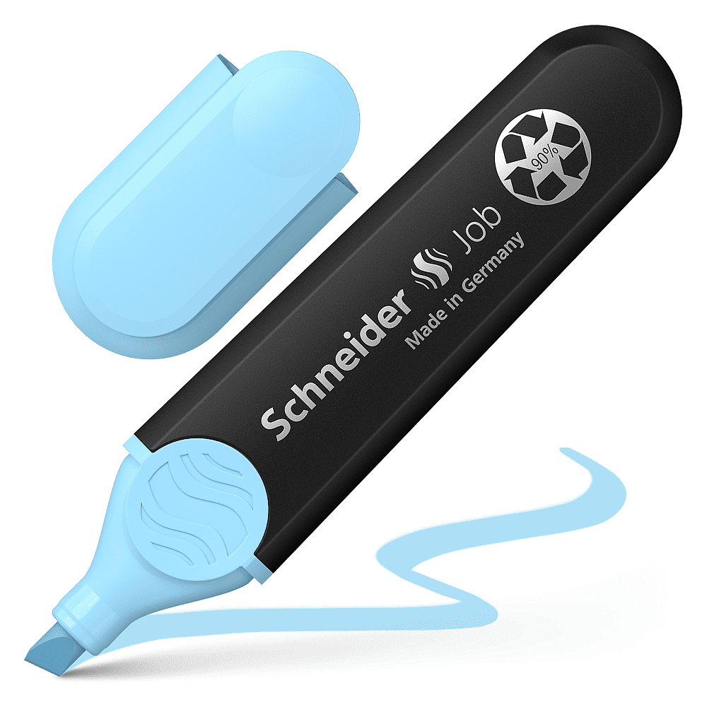 Маркер текстовый "Job", голубой - 3