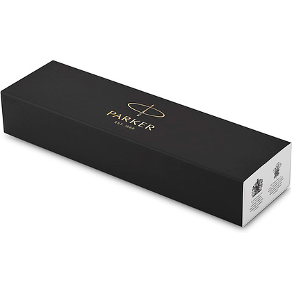 Ручка-роллер Parker "IM Black Lacquer GT", 0.5 мм, черный, золотистый, стерж. черный - 7