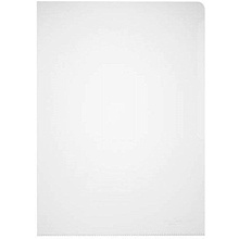 Папка-уголок "Durable", A4, 120 мк, пластик, прозрачный