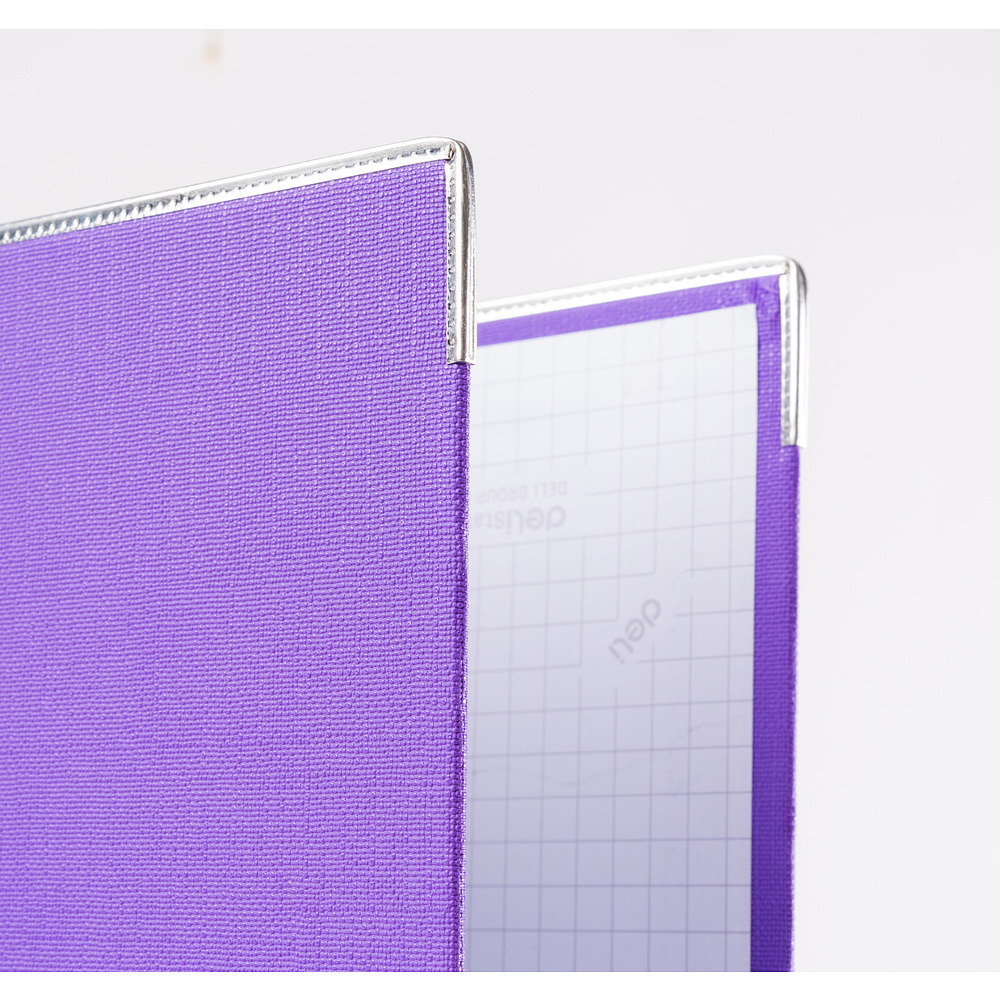 Папка-регистратор "Deli", А4, 75 мм, фиолетовый - 3