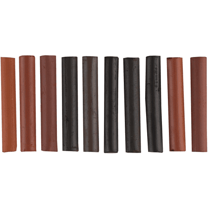 Сангина сепия "Ладога", набор мелков, 10 цветов - 5