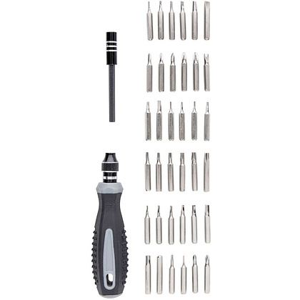 Набор инструментов "P221.521", 38 предметов, черный, серебристый - 3