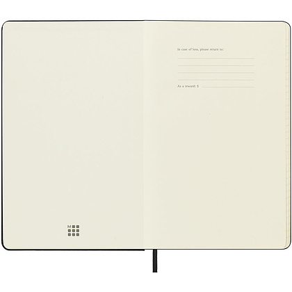 Еженедельник датированный "Classic Weekly Vertical Large DHB12WV3", А5, 144 страницы, черный - 2