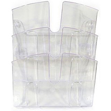 Модуль настенный, 3 отделения, вертикальный, прозрачный