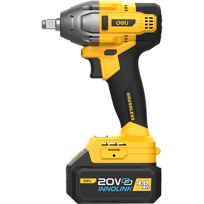 Аккумуляторный гайковерт Deli YS EDC230, 20 В, 320 Нм, 2 АКБ, 4 Ач, З/У 2А, коробка - 3