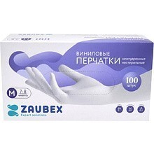 Перчатки виниловые Zaubex