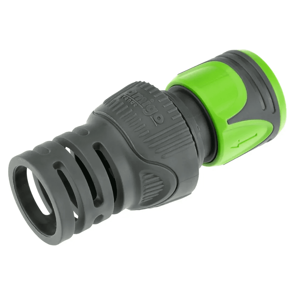 Коннектор Amigo Grande "79862", 3/4", пластик, серый, зеленый - 2