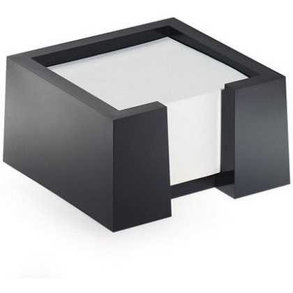 Подставка для бумажного блока "Cubo", 115x60x115 мм, с бумагой, черный