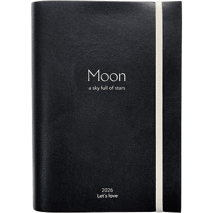 Ежедневник датированный "Universe" 2026, А5, 352 страницы, черный