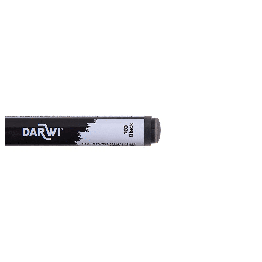 Маркер акриловый "Darwi.Marbel" 100, черный - 2