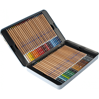 Карандаш акварельный "Белые ночи", набор 48 цветов, жестяной пенал - 4