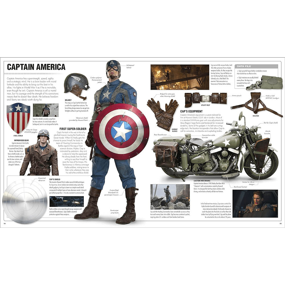 Книга на английском языке "Marvel The Visual Dictionary", Adam Bray - 2