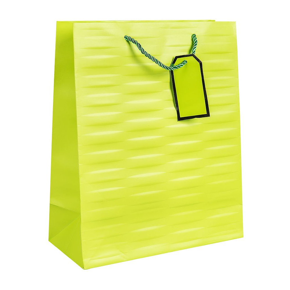 Пакет подарочный бумажный "Тиснение", ассорти - 5