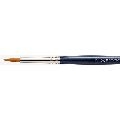 Кисть "Escoda Chronos", микс, круглая, на короткой ручке, № 6 - 2