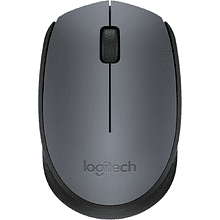 Мышь Logitech "M170 Grey", беспроводная, 1000  dpi, 3 кнопки, серый