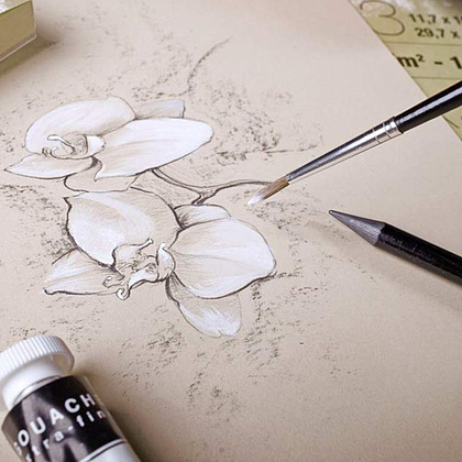 Блок-склейка "Paint'On" Naturel, А4, 250 г/м2, 30 листов - 3