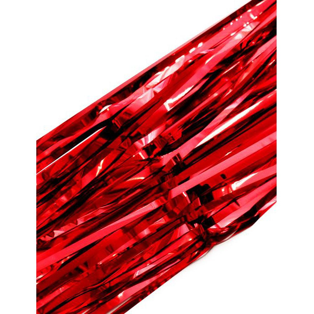 Гирлянда-дождик "Красный завес", 100x200 см