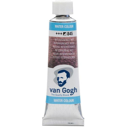 Краски акварельные "Van Gogh", 845 интерферентный красный, 10 мл, туба