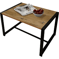 Стол журнальный ALLERD RION, черный муар, Дуб Нокс