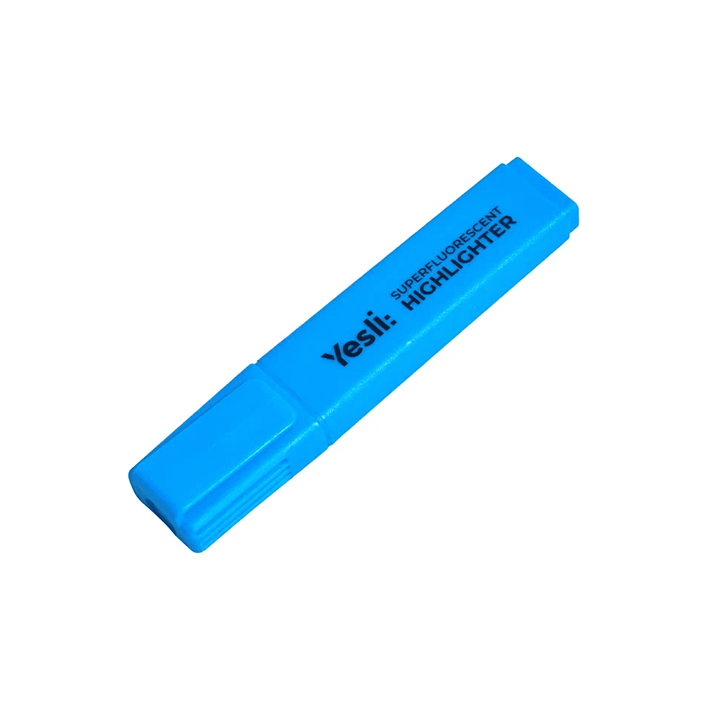 Маркер текстовый "Yesli:", голубой