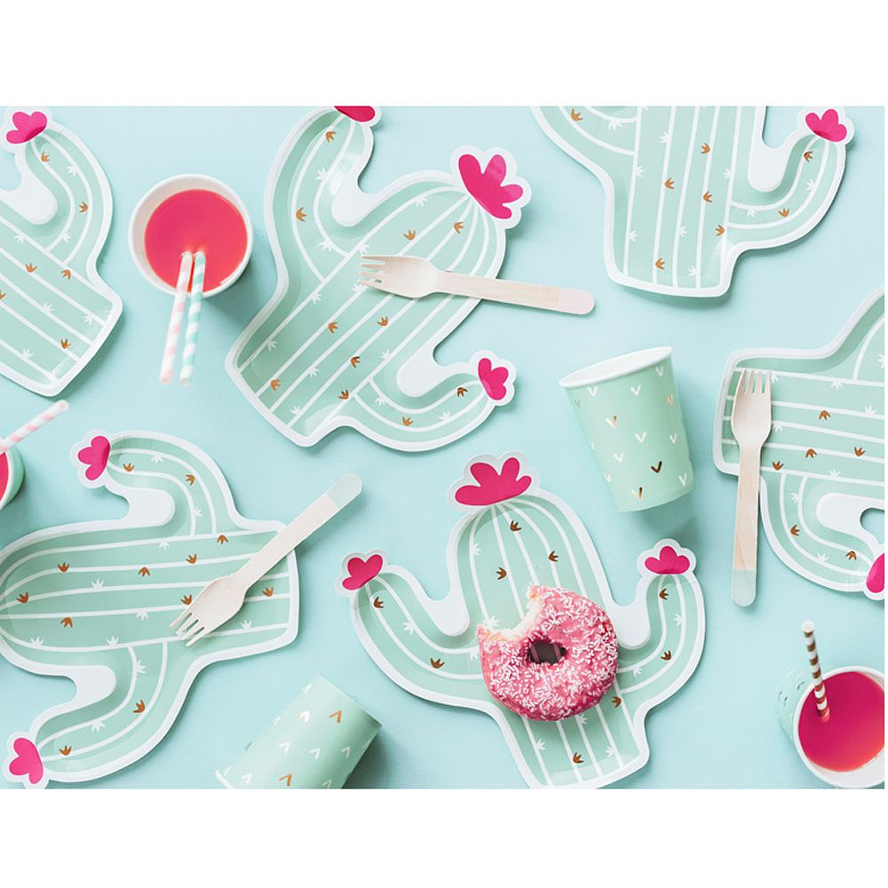 Стакан бумажный "Кактус", 6 шт, 220 мл - 3